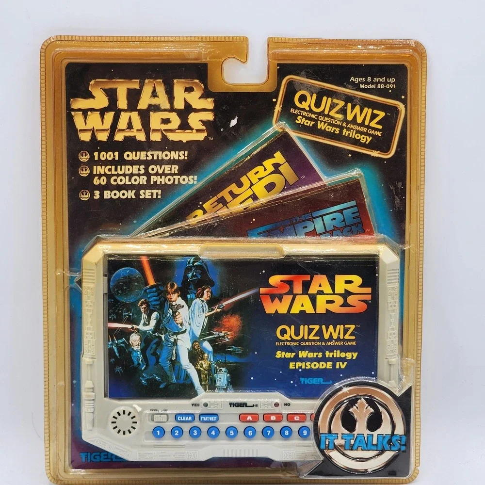 1997 Star Wars Quiz Wiz Tiger Electronics‎ Sealed Trilogy Electronic Game